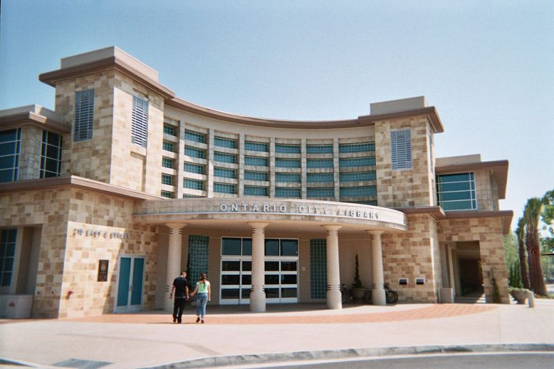 The Ontario City Library in Ontario, California