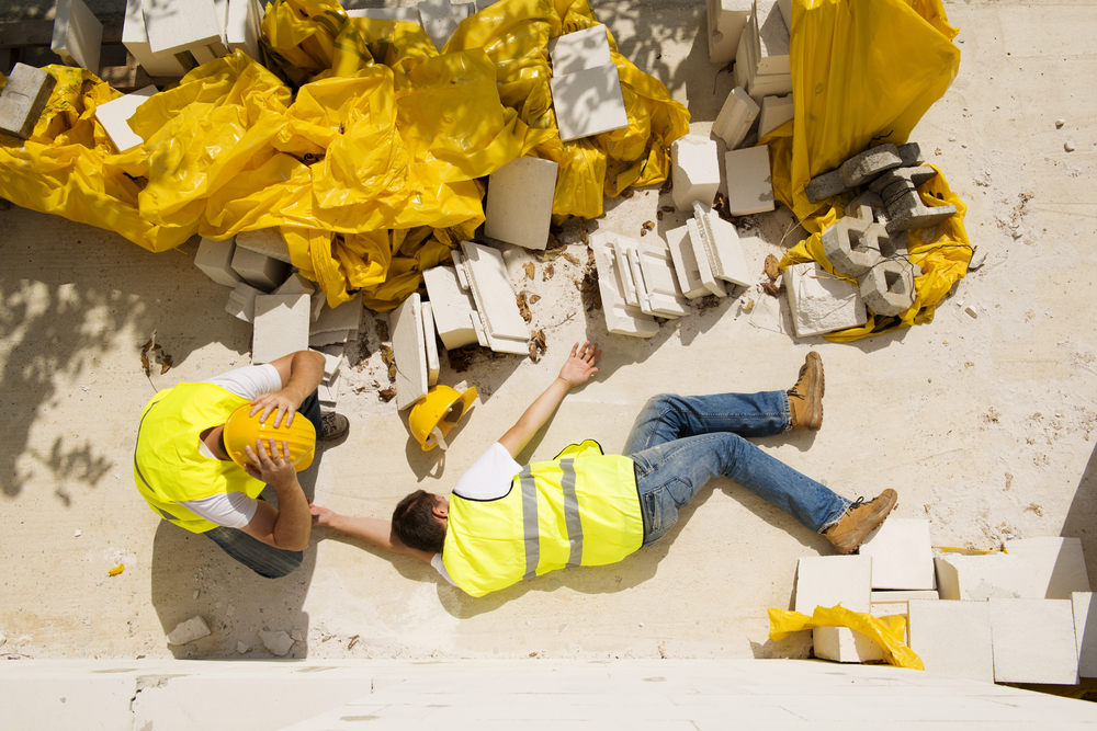 Worker injured while at a construction site