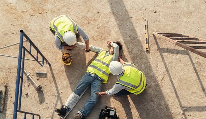 Construction site accident
