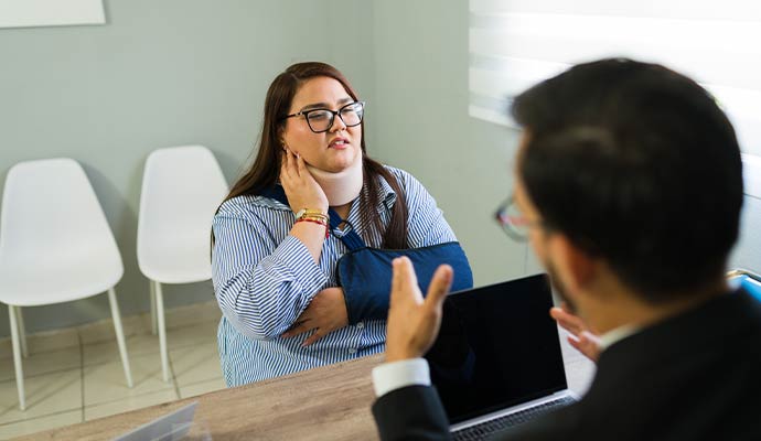Personal consultation regarding and injury